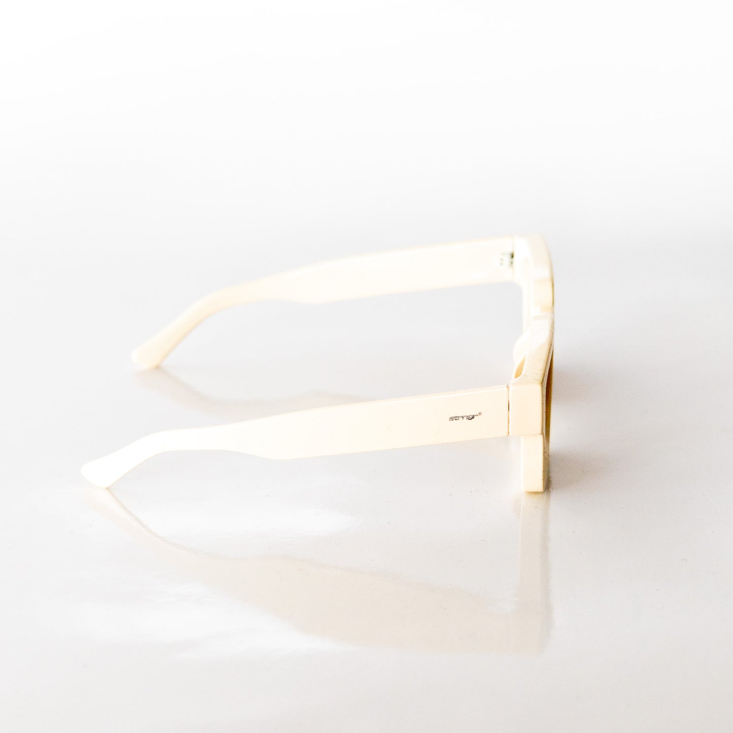 SUNGLASSES V2 SAND WHITE/BROWN