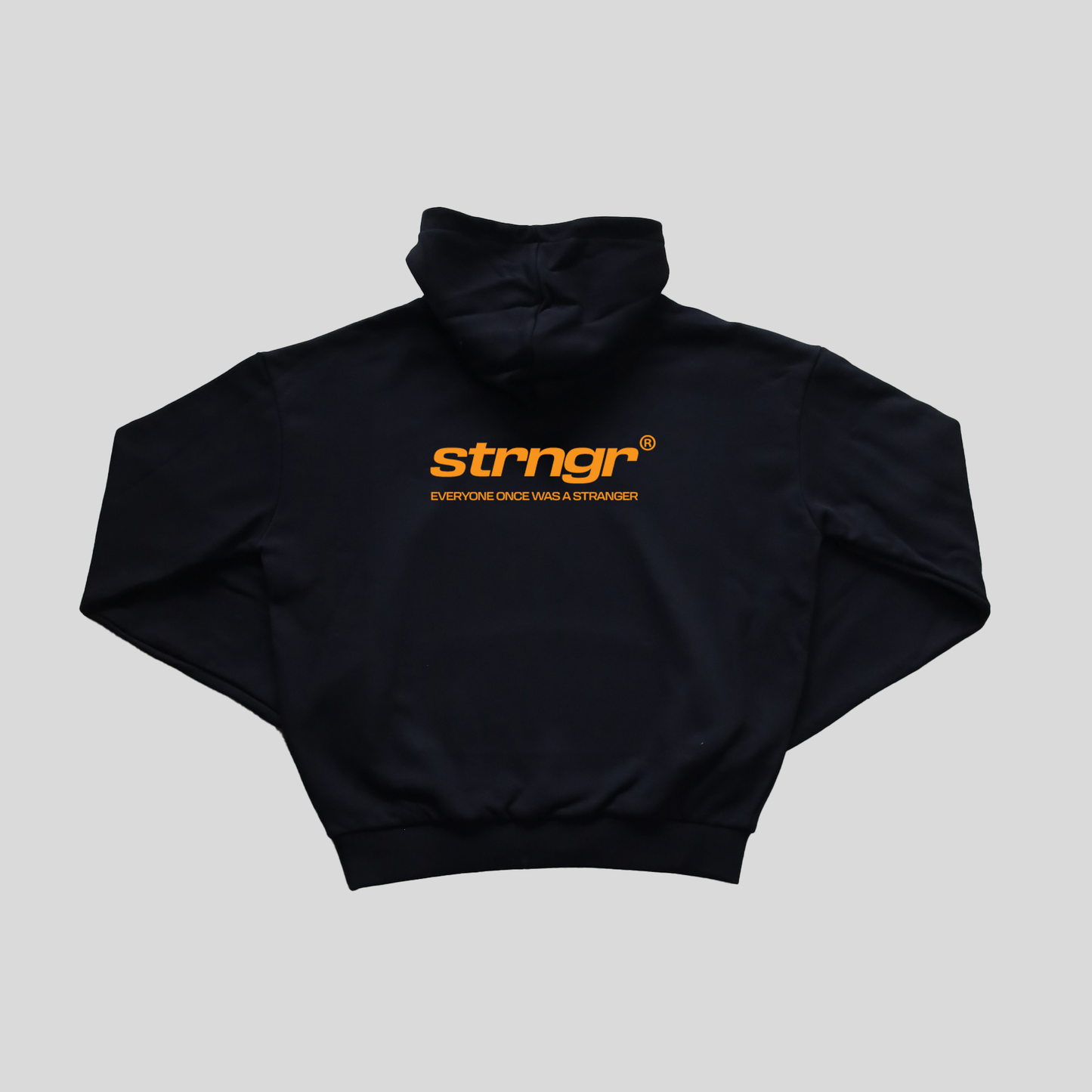 BASE HOODIE BLACK/ORANGE