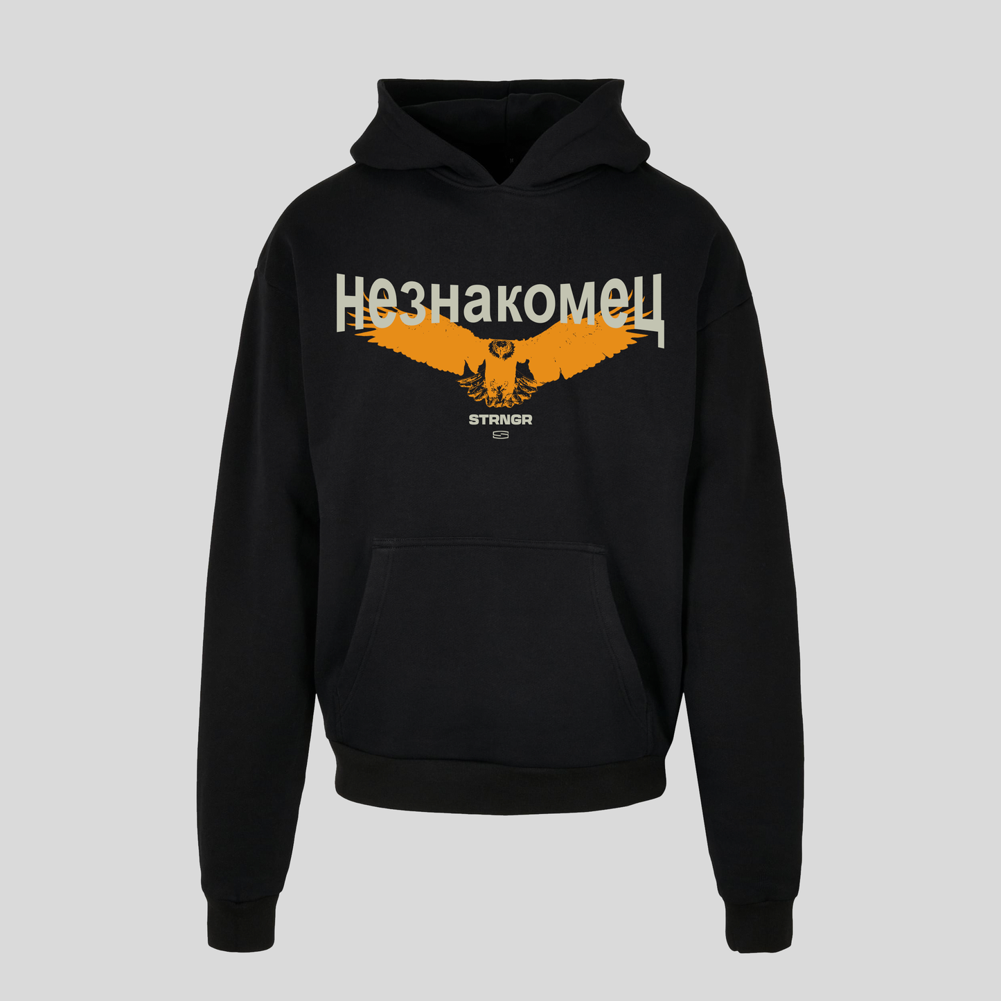 RUSSIAN EAGLE HOODIE BLACK