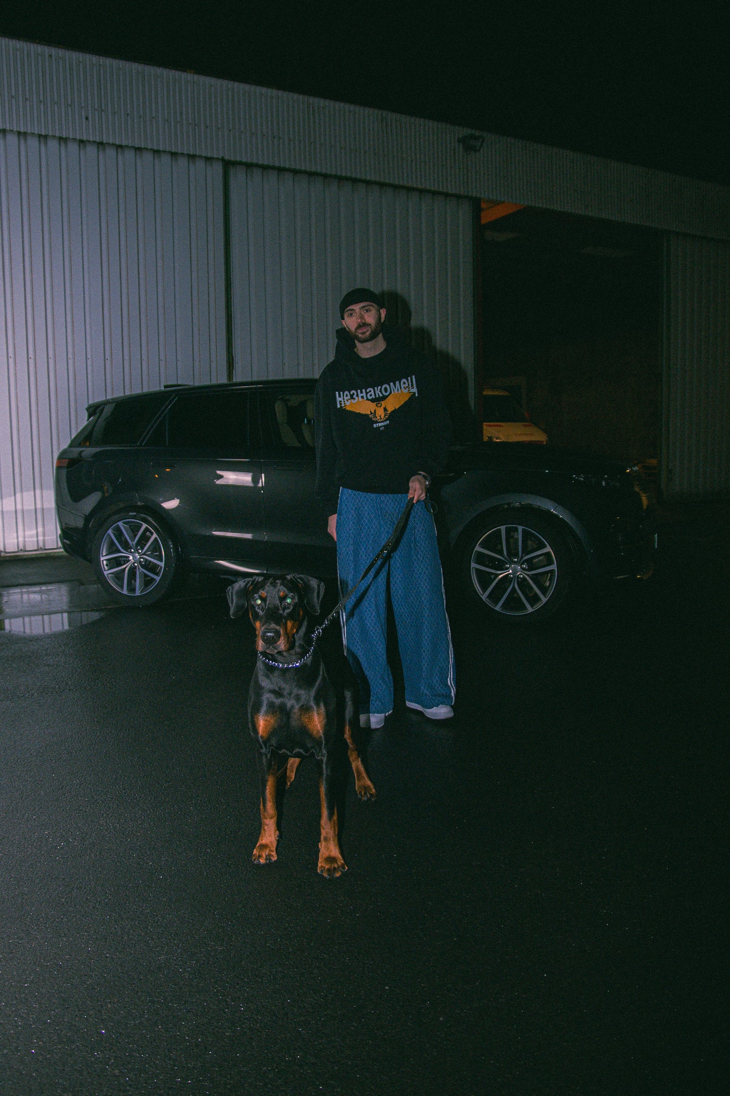 RUSSIAN EAGLE HOODIE BLACK