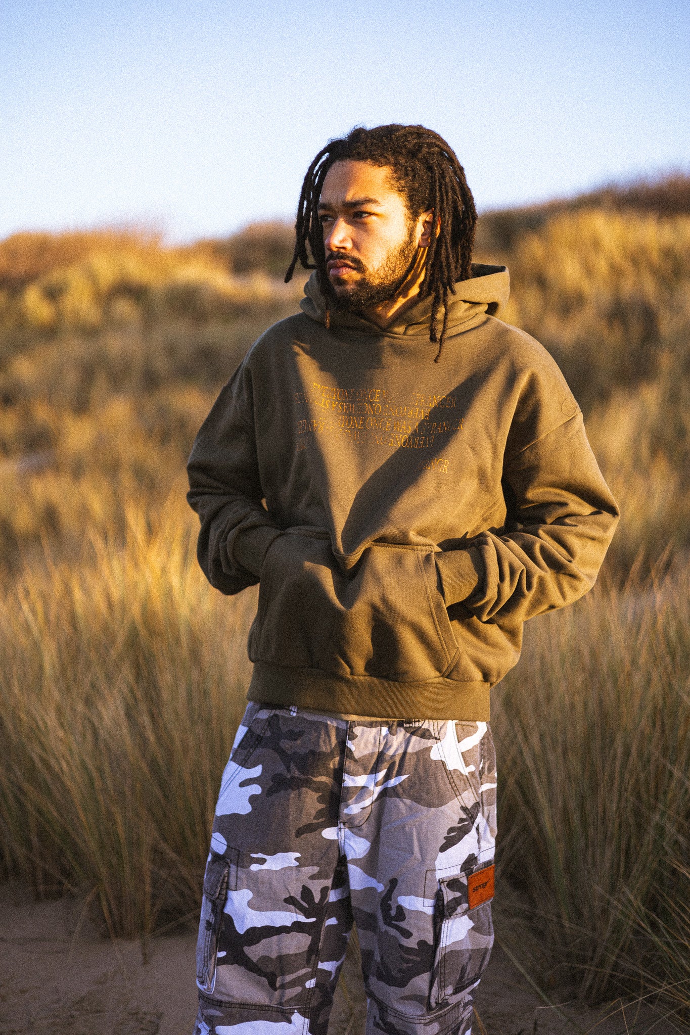 FADED TEXT HOODIE