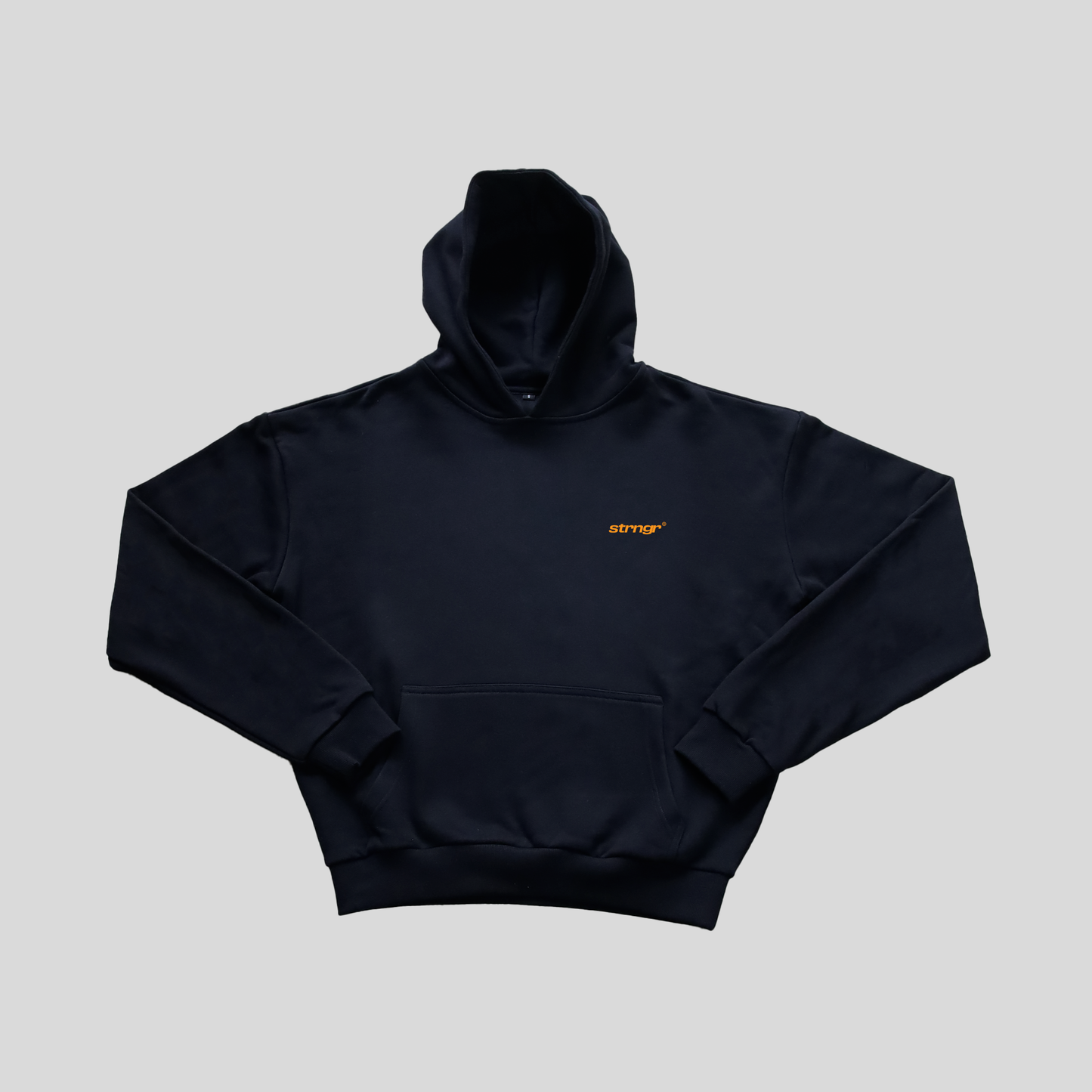 BASE HOODIE BLACK/ORANGE