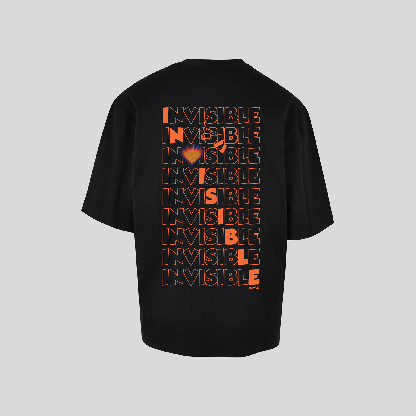 Zwarte T-shirt Jefē en Hercules (De warmste week)