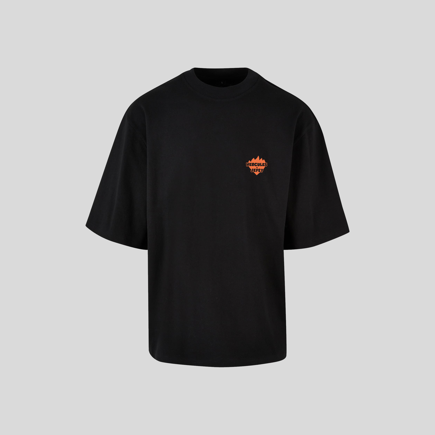 Zwarte T-shirt Jefē en Hercules (De warmste week)