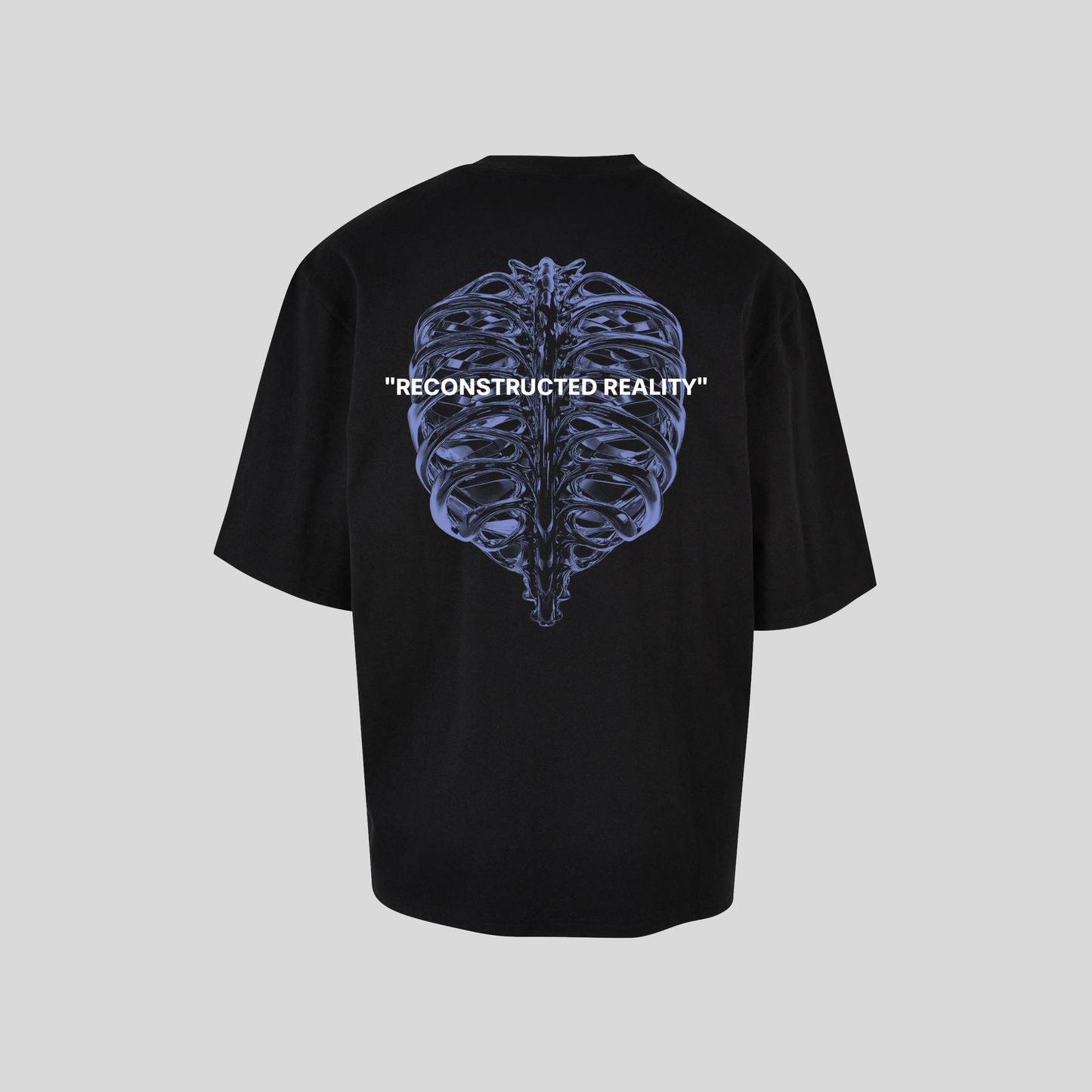 RECONSTRUCTED REALITY TEE BLACK