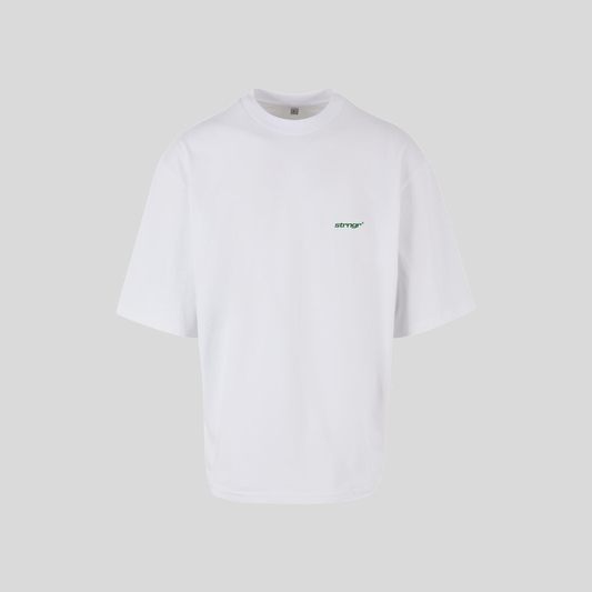 BASE TEE WHITE/GREEN