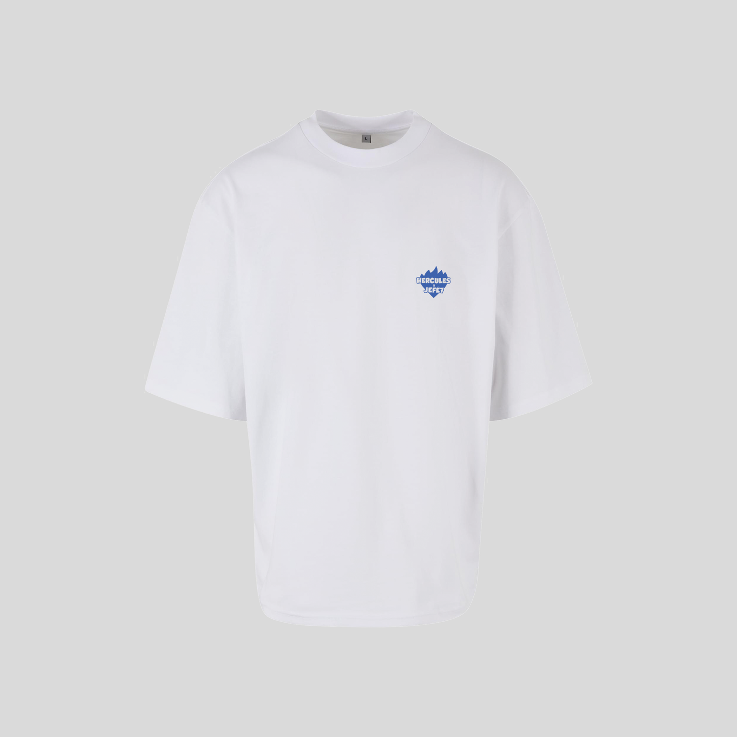 Witte T-shirt Jefē en Hercules (De warmste week)